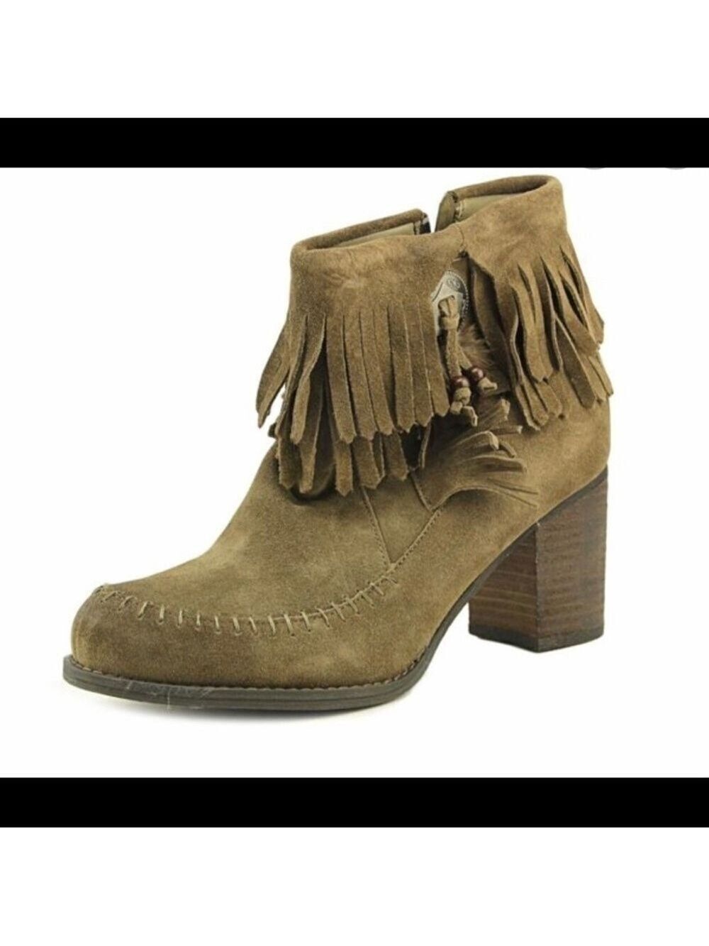 Sbicca Jesse Booties Leather Vintage Collection